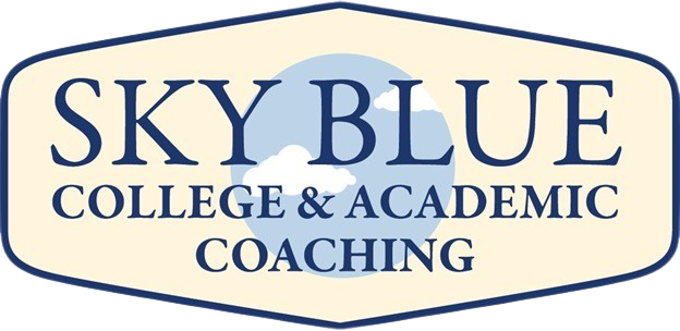 A picture of sky blue college and academy coaching.